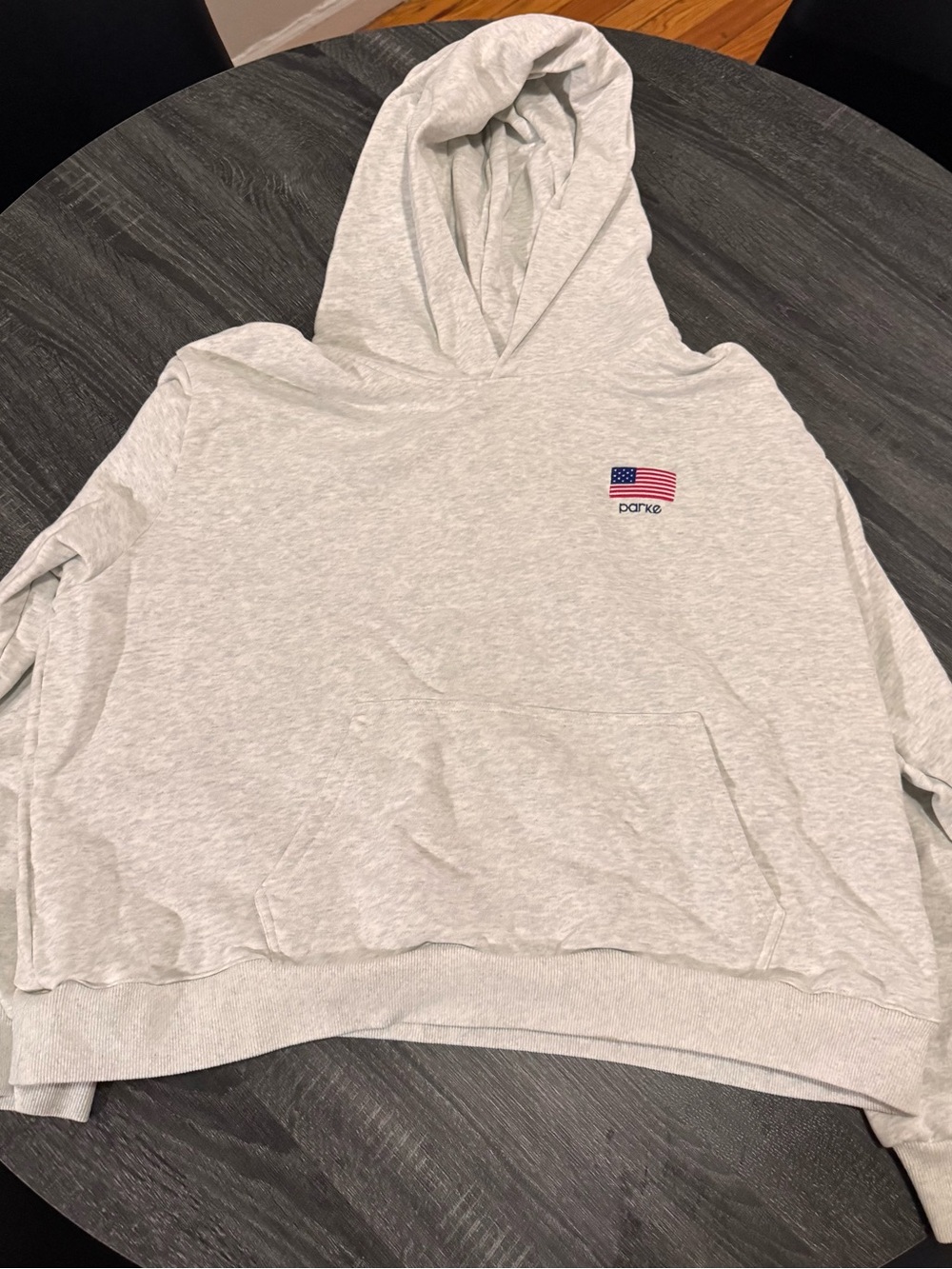 Parke Women’s Sweatshirt with Flag